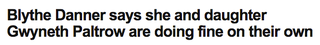Illustration for article titled Quit Asking Blythe Danner About Gwyneth Paltrow